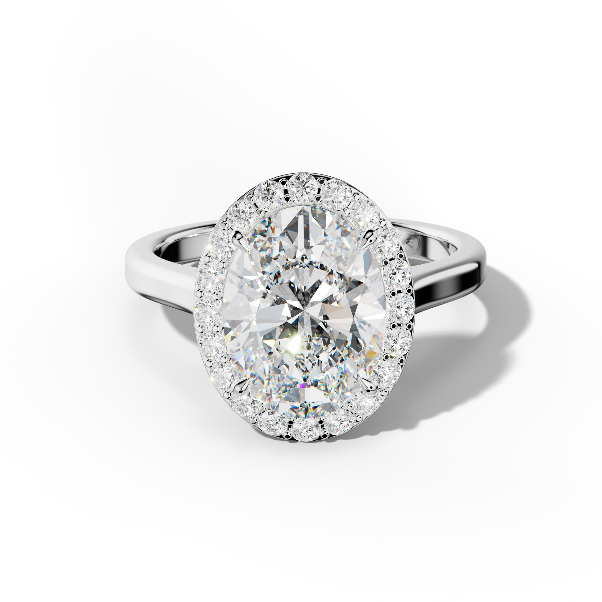 Josephine Oval Diamond Engagement Ring